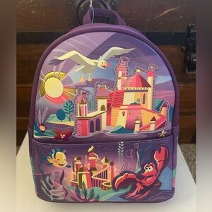 Loungefly Disney Ariel Castle Collection Mini Backpack - NWT